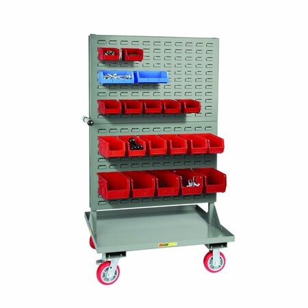 LITTLE GIANT Double Sided Louvered Panel Cart, 30" x 36" Deck ILP6PYFL